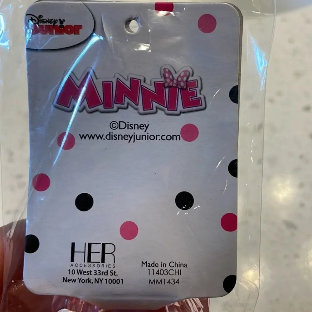 Nwt Minnie Mouse heart bracelet
